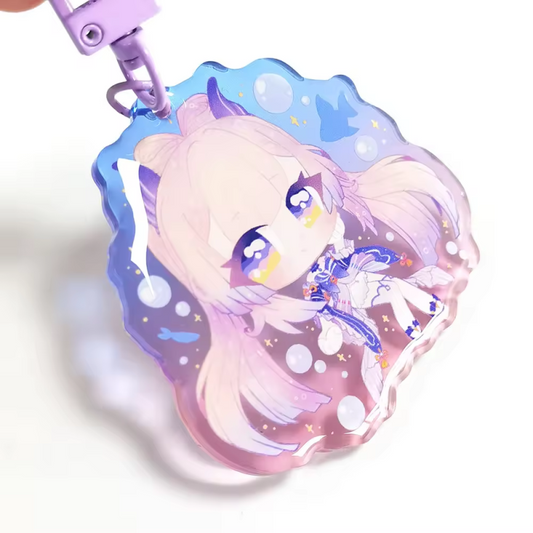 A Gift of Friendship: Custom Gradient Acrylic Keychains